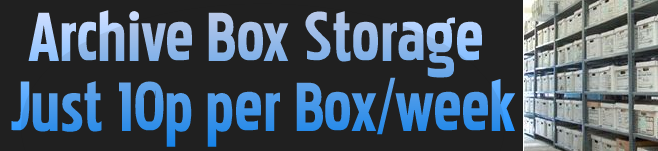 Archive box storage phone number